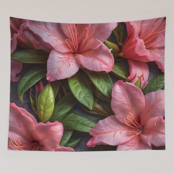 Artikelvorschau, Pink Azalea Flower Pattern entworfen und verkauft von TheArtOfPat.