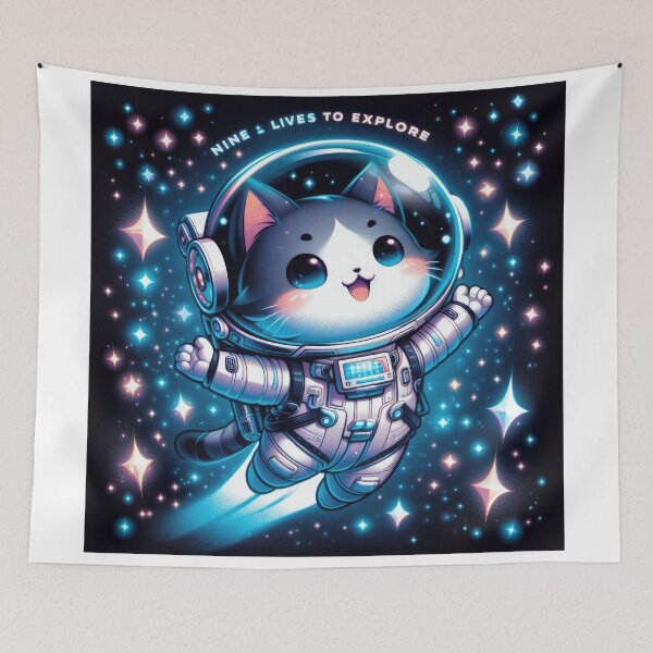 Item preview, Nine Lives to Explore 01 designed and sold by 365Trendsetter.