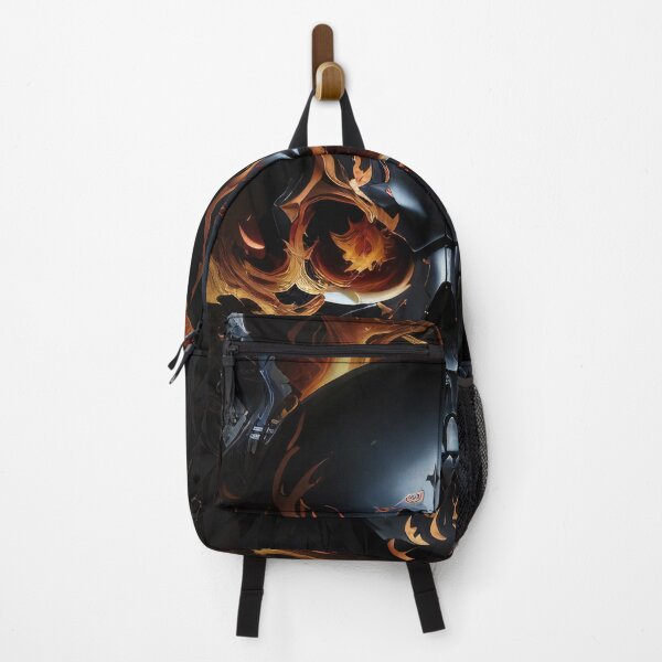 Item preview, Eternal Guardian: Fiery Pirate Skull Amidst the Shadows designed and sold by ArtComixHaven.