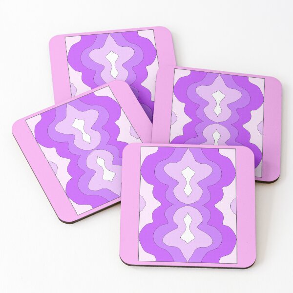 Item preview, patterns with pink and purple tones designed and sold by azet-art.