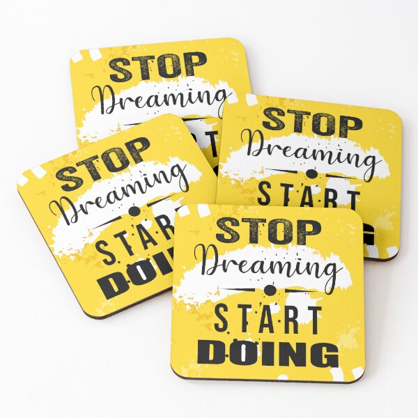 Item preview, Stop Dreaming, Start Doing! designed and sold by BajanTees.