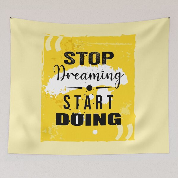 Item preview, Stop Dreaming, Start Doing! designed and sold by BajanTees.