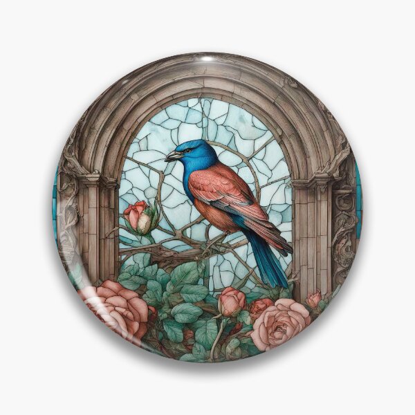 Item preview, Stained Glass Window In An Old Abandoned Mansion designed and sold by LanaGustavsson.
