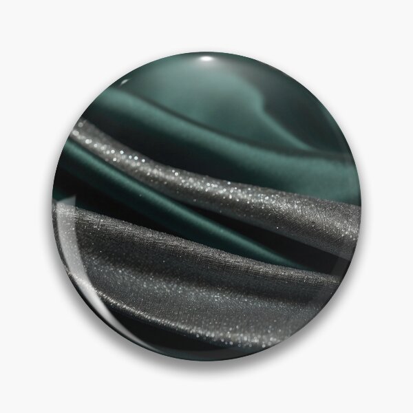 Item preview, Green silver Christmas silk with pearls    designed and sold by Khala.