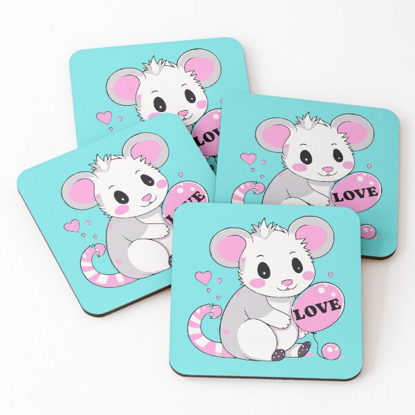 Artikelvorschau, Süßes Kawaii-Opossum entworfen und verkauft von DT creations.