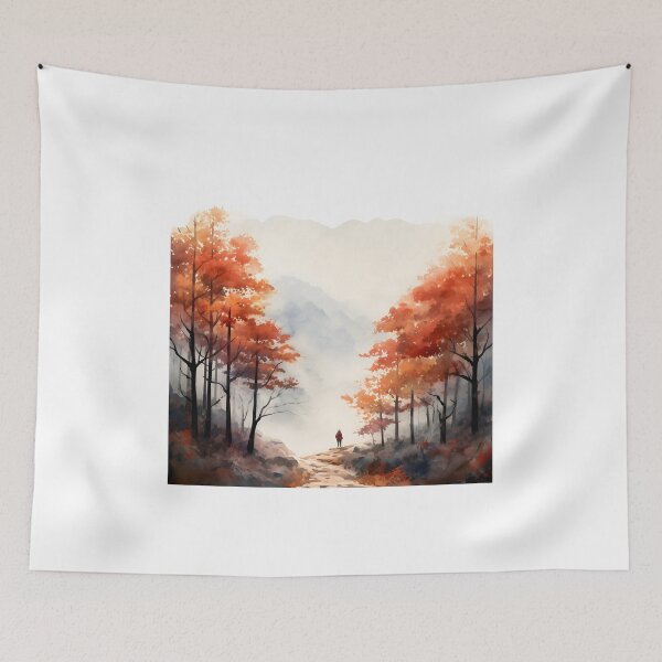 Item preview, Autumn Solitude Hike in the Mountains designed and sold by Shirtastically.