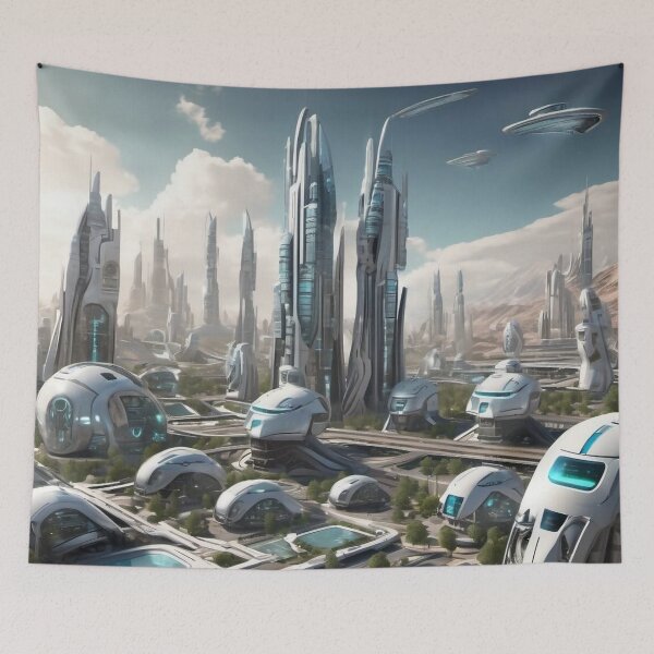 Item preview, Futuristic City designed and sold by ChrisZerotani.