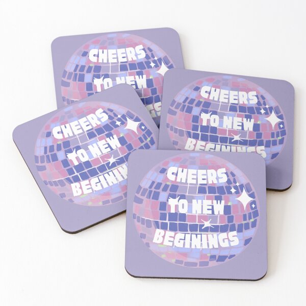 Item preview, cheers to new beginings designed and sold by Hannah Rosen.