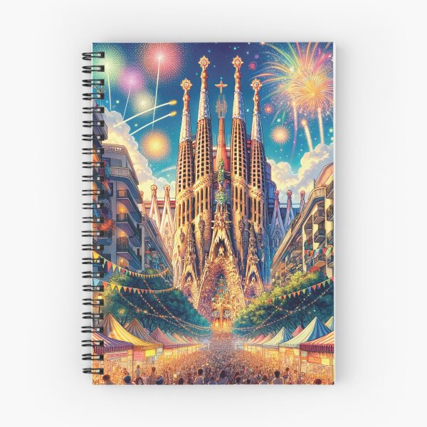 Item preview, Barcelona's Festive Spirit designed and sold by Era-of-Traveler.