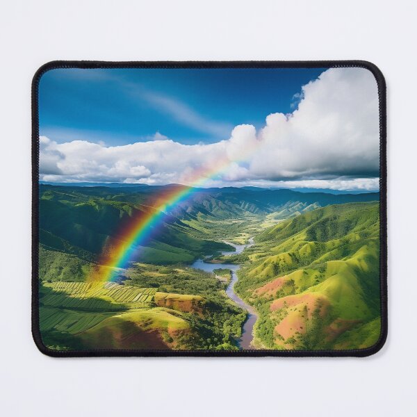 Item preview, Aerial forest with river at sunset long exposure - Landscape photography designed and sold by TheArtistOf2022.