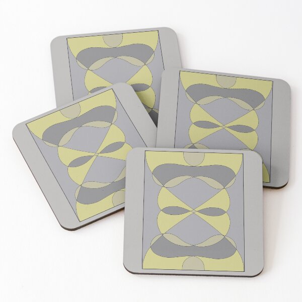 Item preview, patterns with gray and yellow tones designed and sold by azet-art.