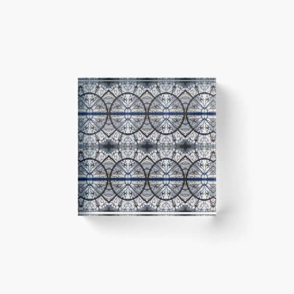 Item preview, Palazzo Ducale Filigree Window [Small] - Photography - Black and White Elegant Ironwork and Glass - Venice Italy - Travel designed and sold by SageFolio.