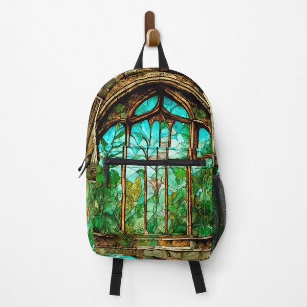 Item preview, Stained Glass Window In An Old Abandoned Mansion designed and sold by LanaGustavsson.