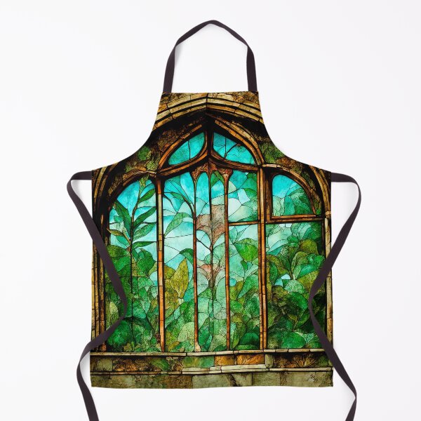 Item preview, Stained Glass Window In An Old Abandoned Mansion designed and sold by LanaGustavsson.