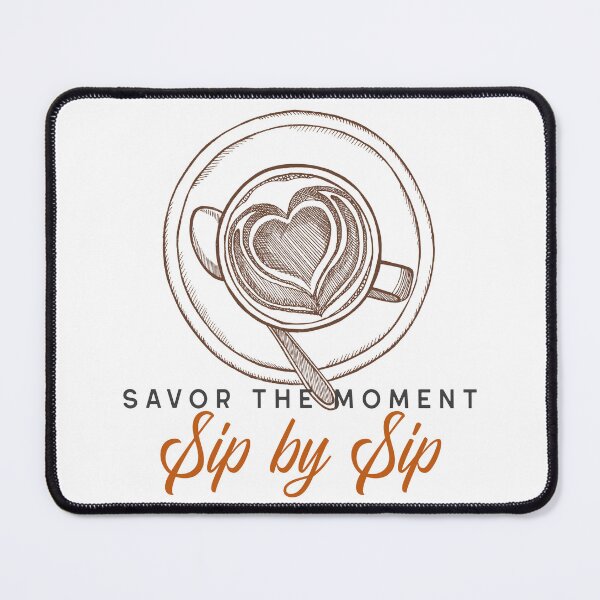 Item preview, Savor the Moment Coffee Cup with Heart designed and sold by sfinchcapod.