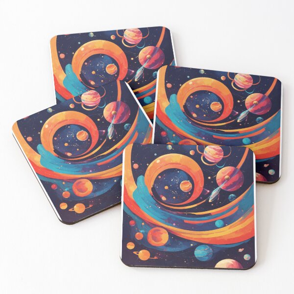 Item preview,  Abstract geometric, Watercolor Space  designed and sold by asbno19.