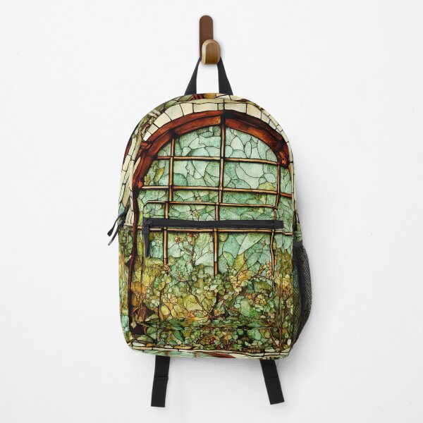 Item preview, Stained Glass Window In An Old Abandoned Mansion designed and sold by LanaGustavsson.