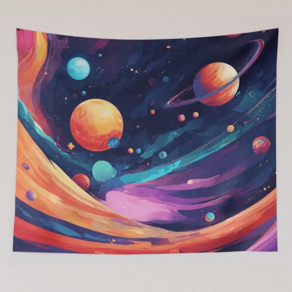Item preview, Abstract geometric, Watercolor Space  designed and sold by asbno19.