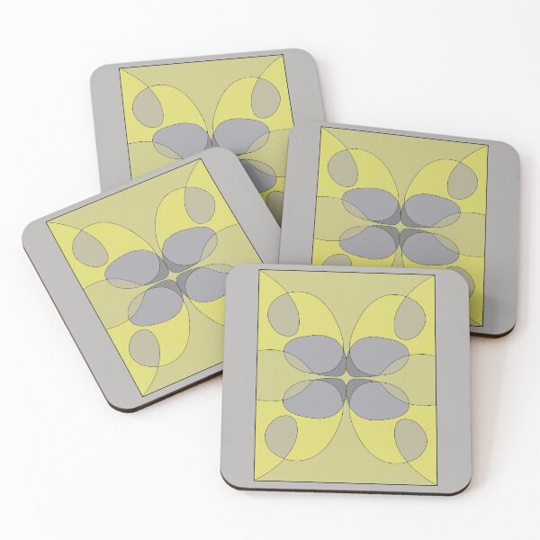 Item preview, patterns with gray and yellow tones designed and sold by azet-art.