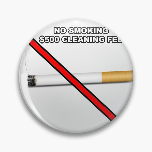 Item preview, No Smoking $500 Cleaning Fee designed and sold by unionpride.