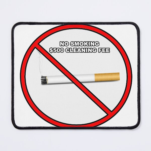 Item preview, No Smoking $500 Cleaning Fee designed and sold by unionpride.