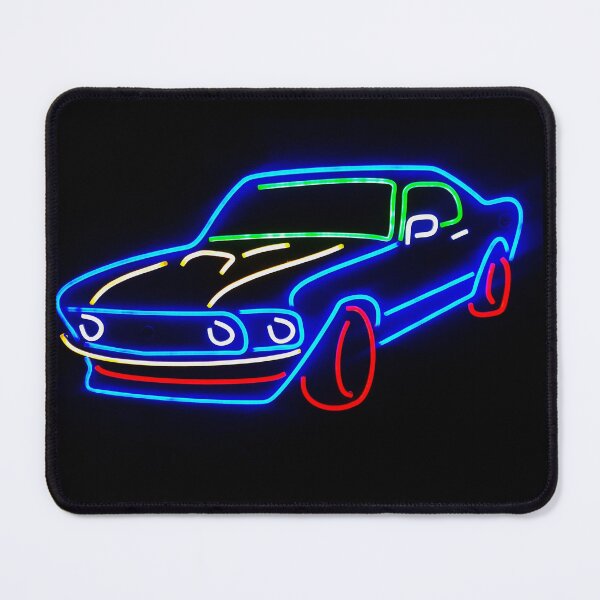 Artikelvorschau, Neon-Mustang entworfen und verkauft von Fitra  Arts.