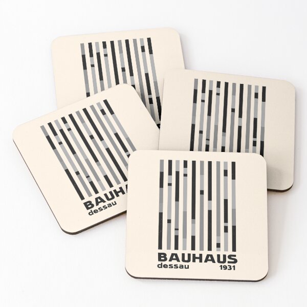Item preview, Bauhaus Dessau 1931 Modernist Homage Black Gray Cream designed and sold by kierkegaard.