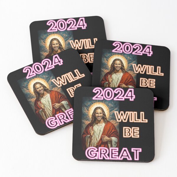 Item preview, Year 2024 will be great say Jesus christian funny gifts for easter designed and sold by thankful-loco.