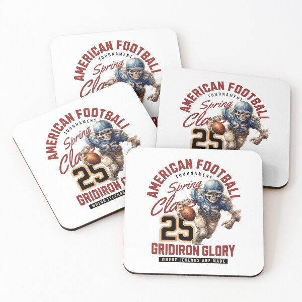 Item preview, Preppy skeleton American football designed and sold by IdeasDream.