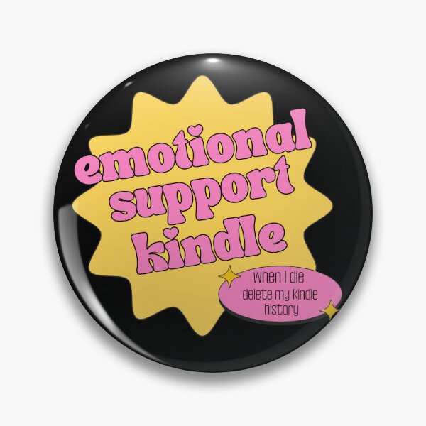 Item preview, emotional support kindle  designed and sold by Hannah Rosen.