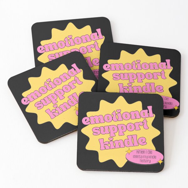 Item preview, emotional support kindle  designed and sold by Hannah Rosen.