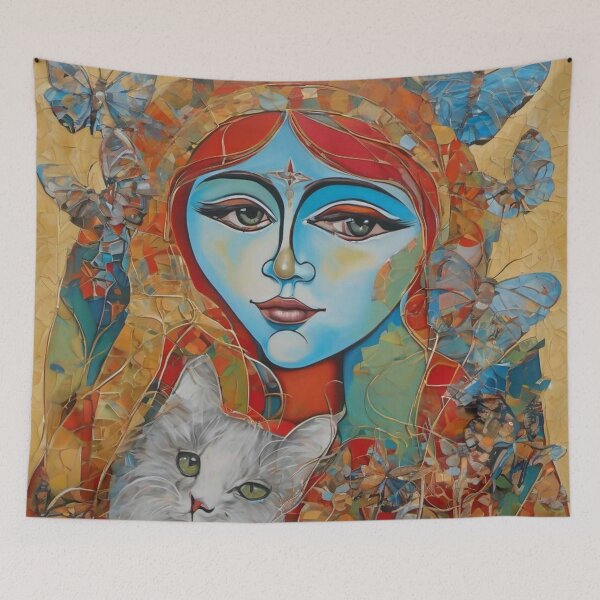 Item preview, Nymph and Cat designed and sold by ChrisZerotani.