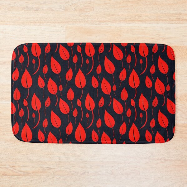 Item preview, Falling scarlet red leaves pattern designed and sold by RAIDEN-BLACK.