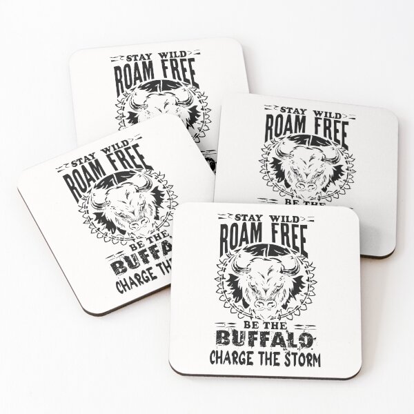 Item preview, stay wild roam free be the buffalo charge the storm designed and sold by hichametta.