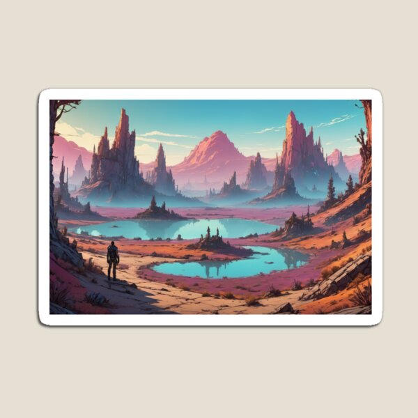 Item preview, Vivid Wasteland 9 (Landscape) designed and sold by miki1510.