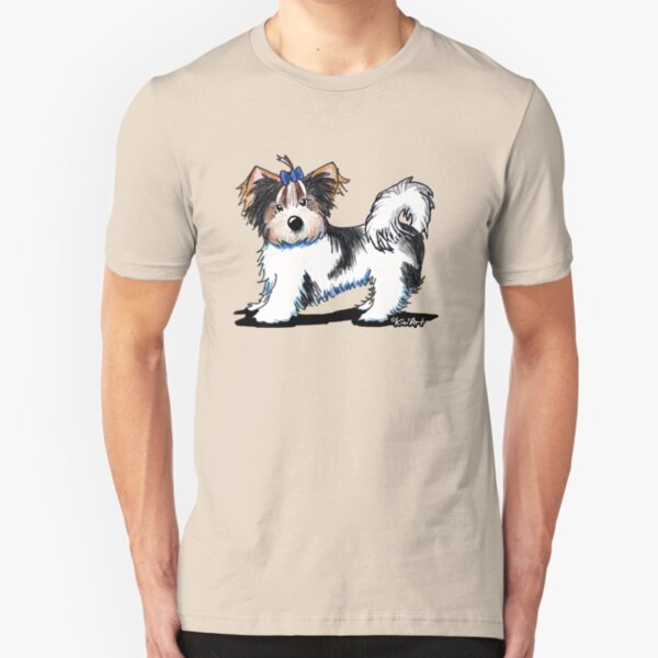 Biewer Yorkie Terrier Slim Fit T-Shirt