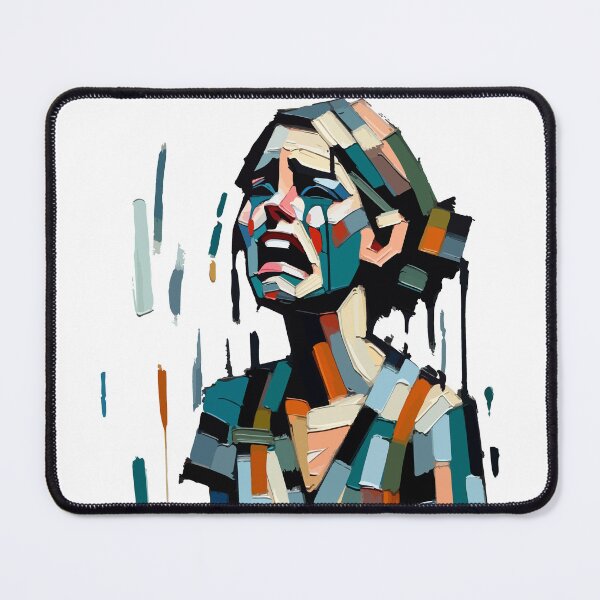 Item preview, Expressive Abstract Naive Style Woman Painting designed and sold by LexicalLegend.