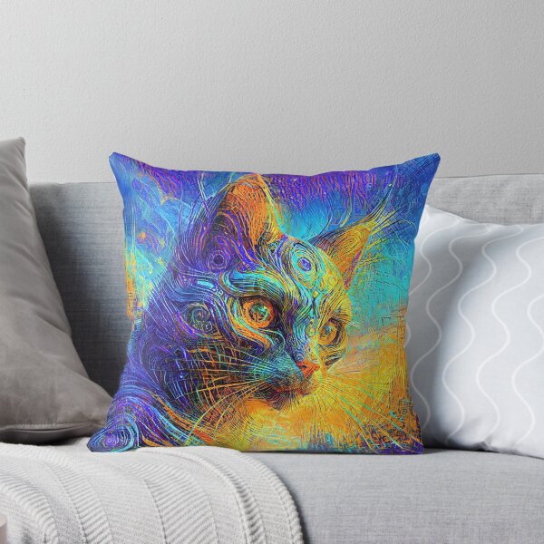 Item preview, Abstractions of abstract abstraction of cat. DeepDream #3854526593781 designed and sold by blackhalt.