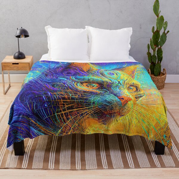 Item preview, Abstractions of abstract abstraction of cat. DeepDream #3854526593781 designed and sold by blackhalt.