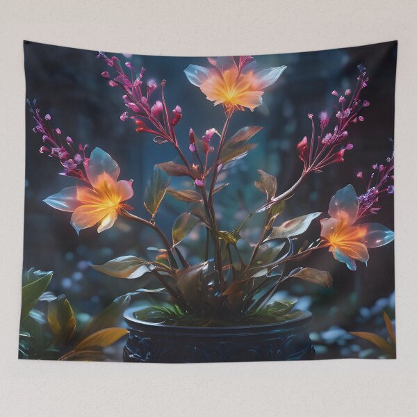 Item preview, Magical Glowing Fantasy Flowers designed and sold by TheArtOfPat.