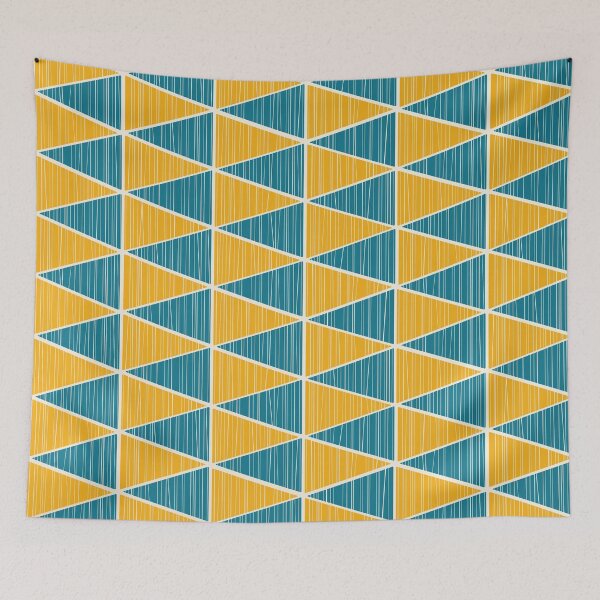 Item preview, Puntiagudo azul y amarillo designed and sold by Jens Callius.
