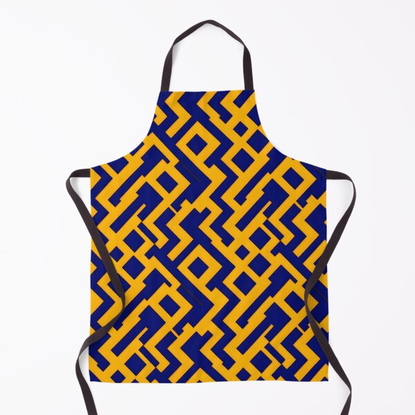 Item preview, Yellow and Navy interesting pattern  designed and sold by RAIDEN-BLACK.