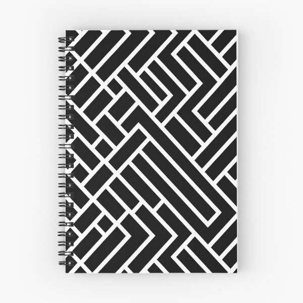 Item preview, Black and white perplexing rectangles pattern  designed and sold by RAIDEN-BLACK.
