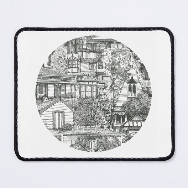 Item preview, Collage Of New Zealand Town Old Houses designed and sold by downunder-gal.