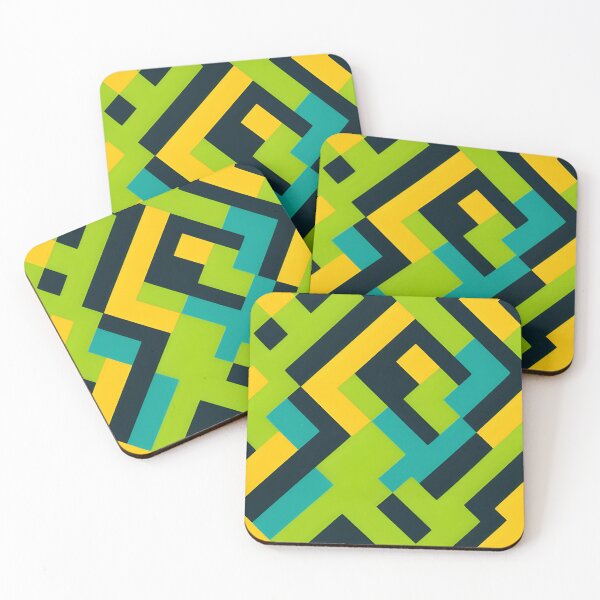 Item preview, Eluding multi-colored pattern designed and sold by RAIDEN-BLACK.