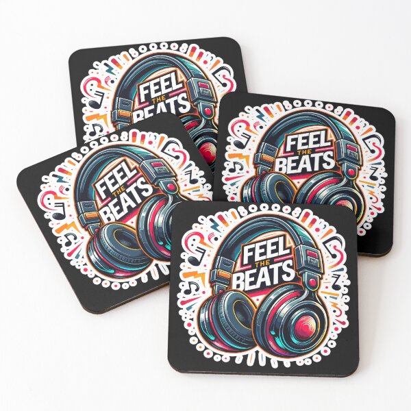 Item preview, Feel The Beats - Headphones Illustration designed and sold by MrERNST.