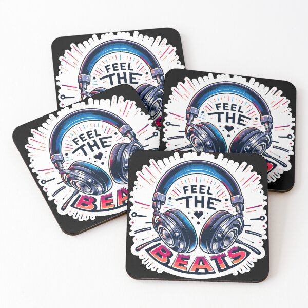 Item preview, Feel The Beats - Headphones Illustration designed and sold by MrERNST.
