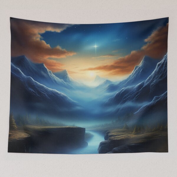 Item preview, Dreamscape - North Star, Dreamscapes, Fantasy, Illuminated, Imaginative, Realm designed and sold by Fantasy Masterpiece.