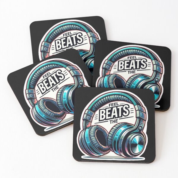 Item preview, Feel The Beats - Headphones Illustration designed and sold by MrERNST.