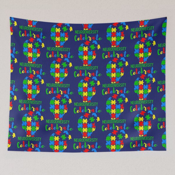 Item preview, Autism Awareness Celebrate Neurodiversity 21 designed and sold by caloudiaminart.